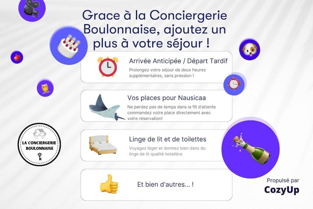 Appartement Cosy - Centre-Ville Boulogne-sur-Mer Ngoại thất bức ảnh